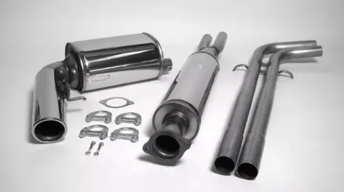 Uitlaat set Volvo S60 I -2009 FWD Simons Sportsystem RVS