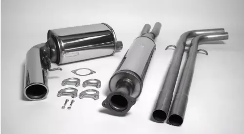 Uitlaat set Volvo V70 II Simons Sportsystem RVS FWD turbo '-04
