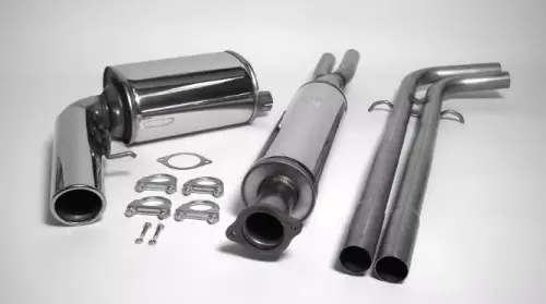 Uitlaat set Volvo V70 II '05- Simons Sportsystem RVS