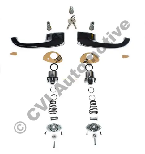 Deurgrepen set Volvo Amazon voorzijde